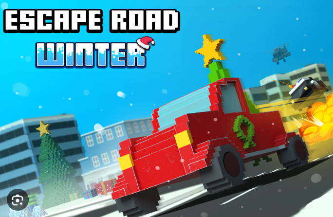 Escape Road Winter - Escape Road Winter's Ultimate Police Pursuit