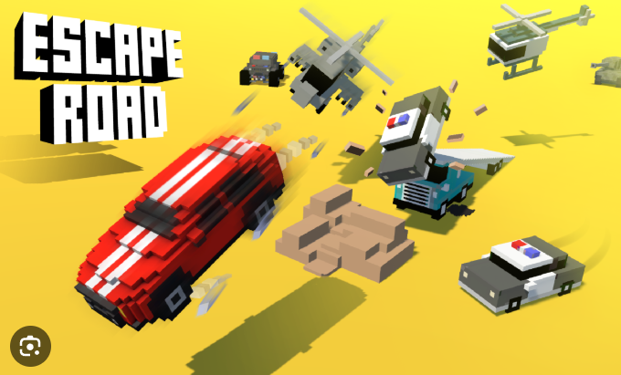 Escape Road - Where UFOs and Tanks Battle Learning AI Police